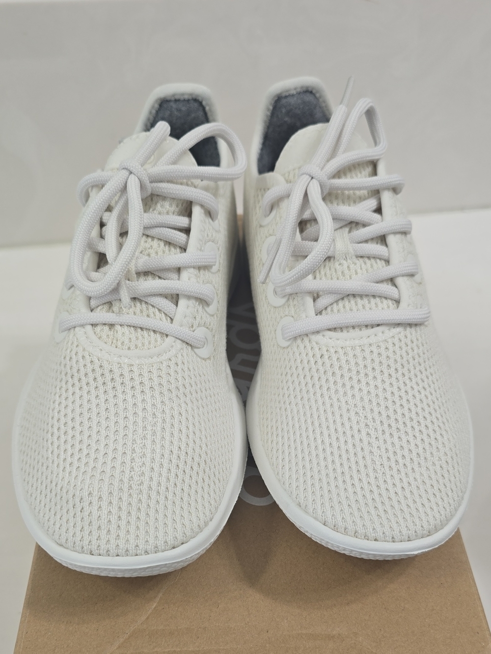allbirds Women's Tree Runner White Knit Sneakers - NWB Sz 7